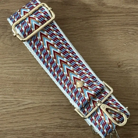 Tribal Zigzag Adjustable Strap Pom Pom London - Picture 1 of 1